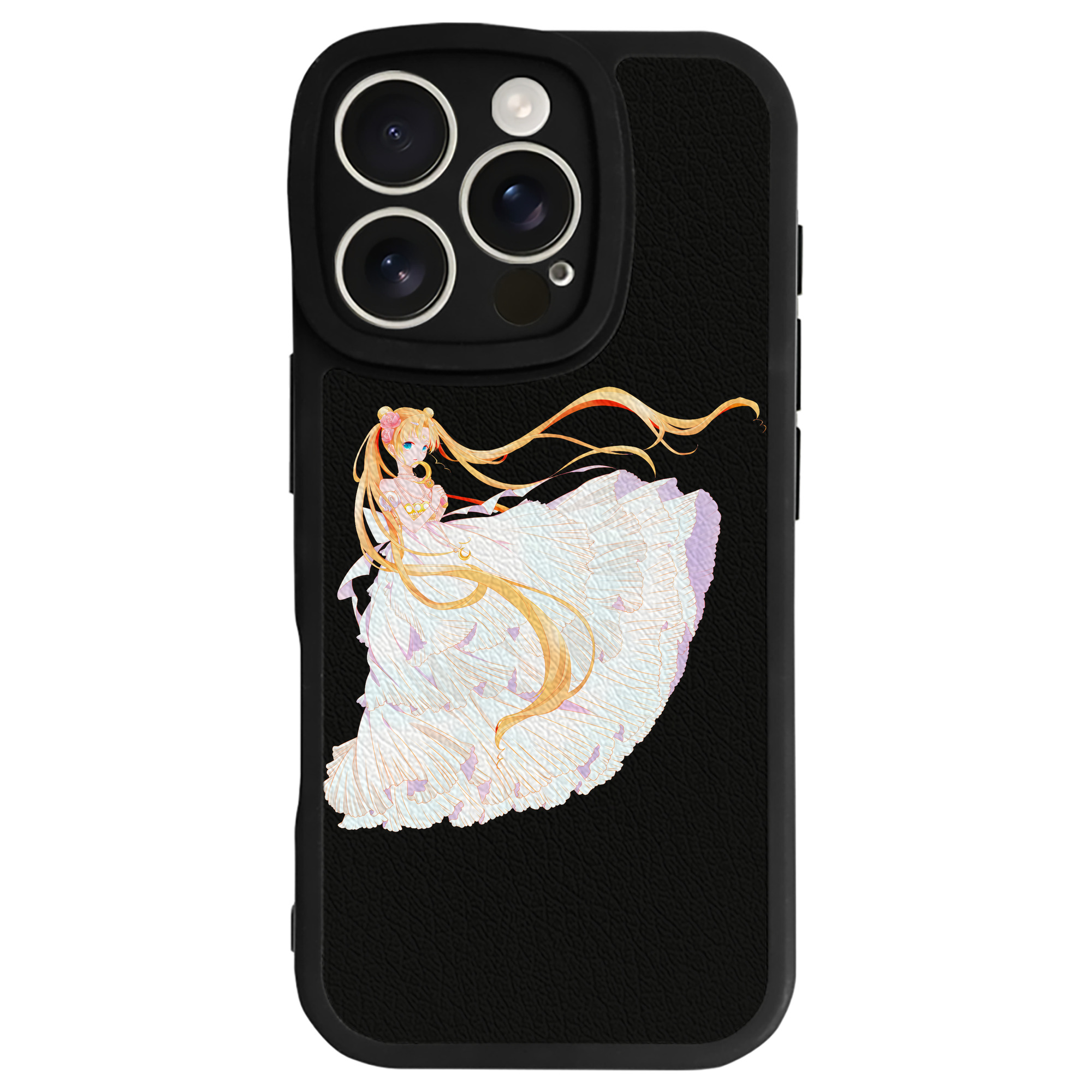 （画像用） 美少女戦士セーラームーン 愛野 美奈子 あいの みなこ Sailor Moon Aino Minako 【iPhone 16シリーズ対応】シリコンスマホケース（レザー調） 材質：シリコン